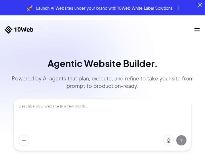 10Web Affiliate website preview