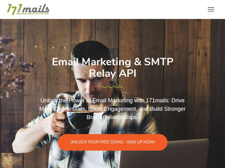 171Mails website preview