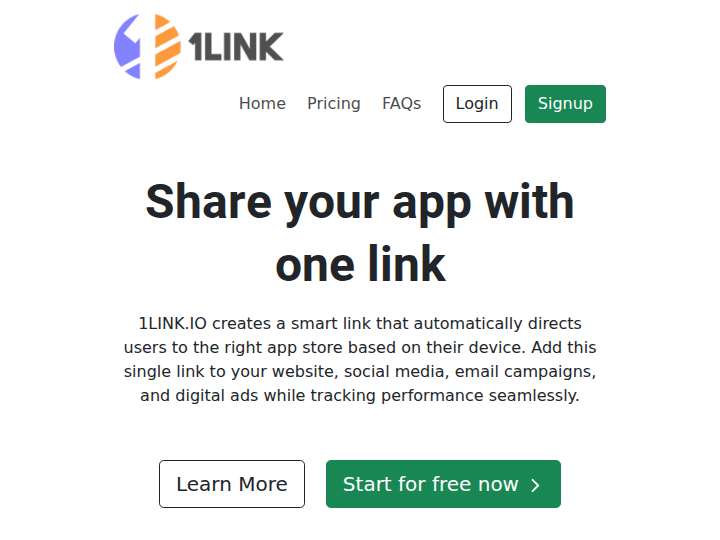 1LINK.IO website preview