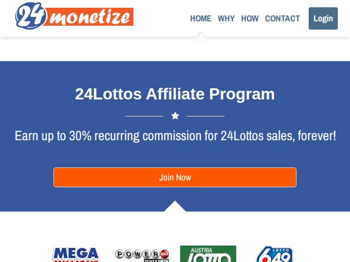 24Monetize website preview