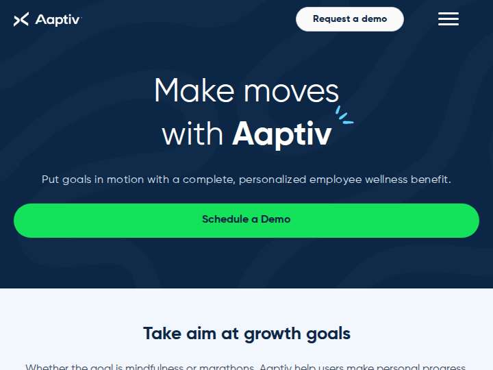 Aaptiv website preview