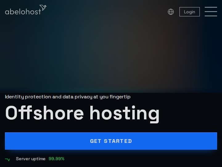 AbeloHost website preview