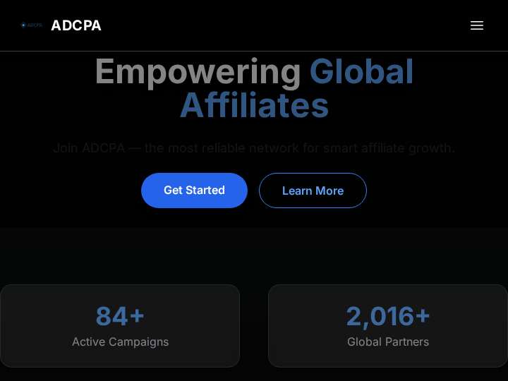 ADCPA website preview
