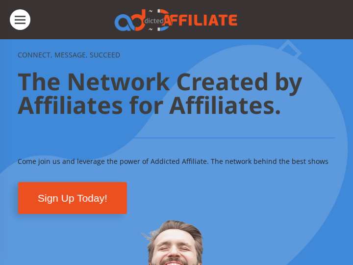 Addicted Affiliate website preview