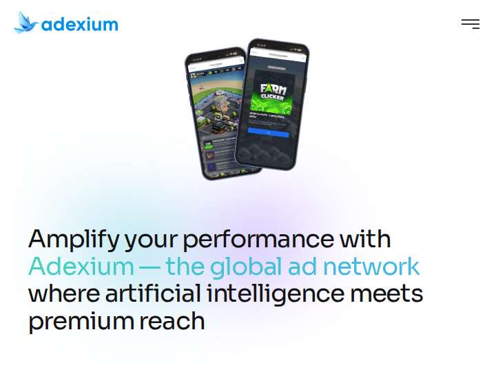 Adexium website preview