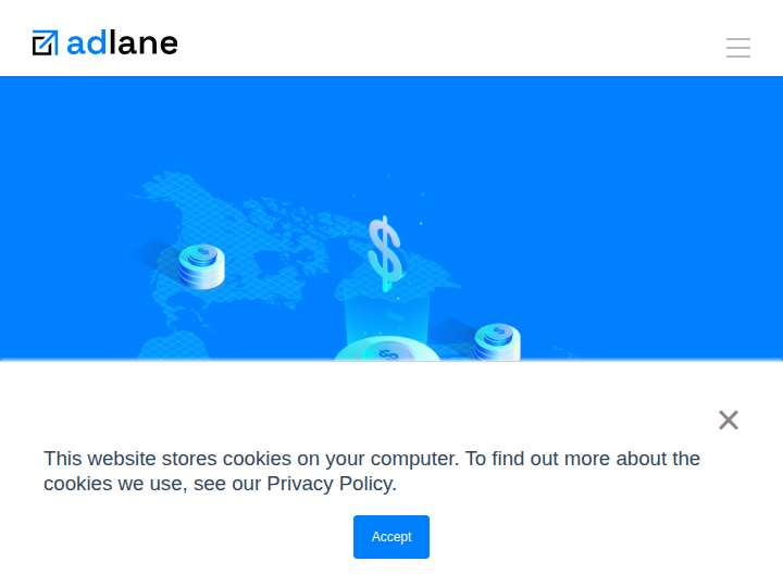Adlane website preview