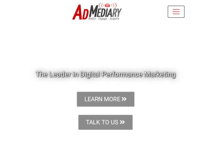 AdMediary website preview