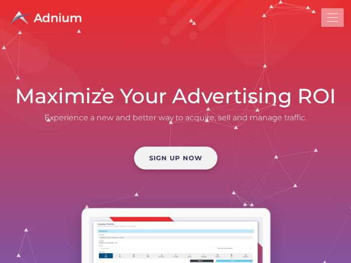 Adnium website preview