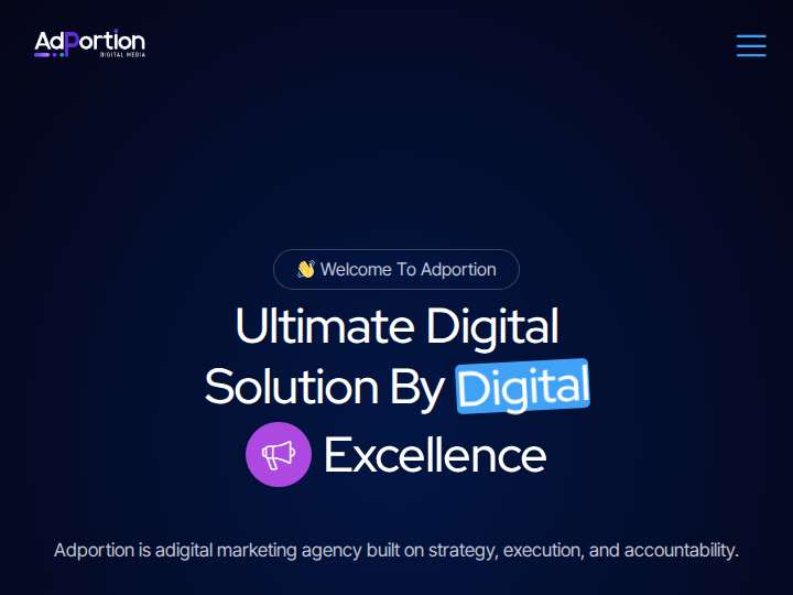 Adportion Digital Media website preview