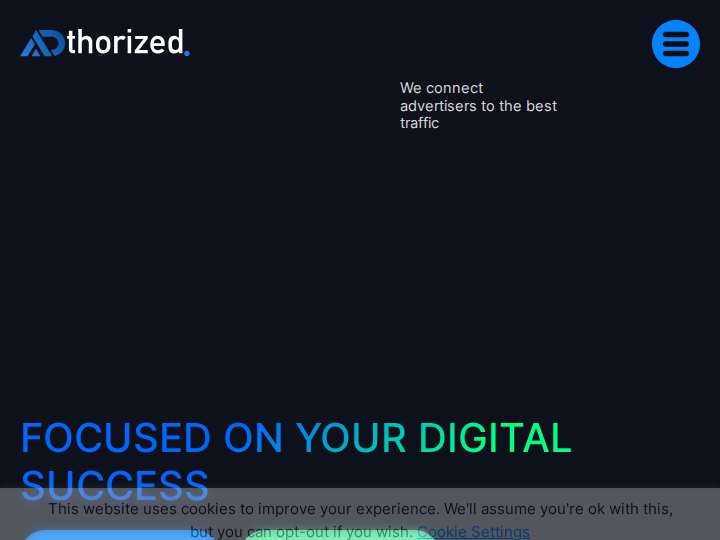 Adthorized website preview