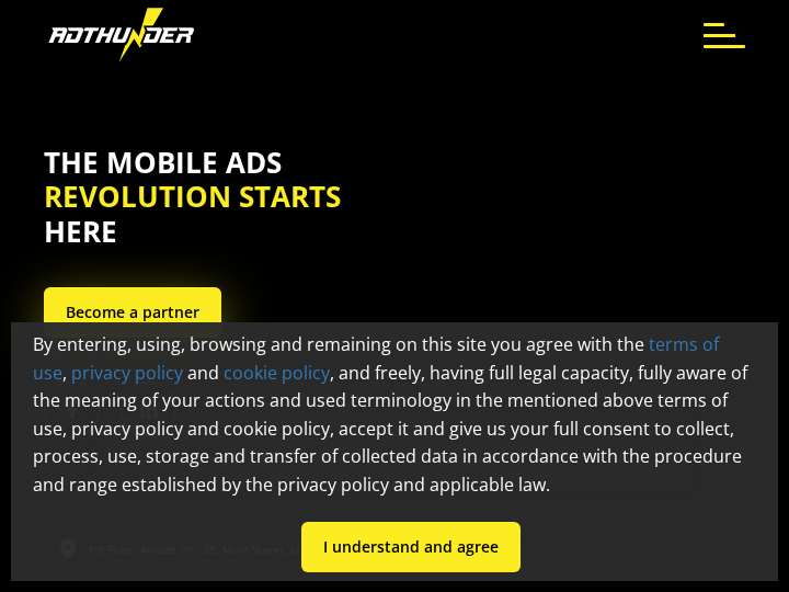 AdThunder website preview