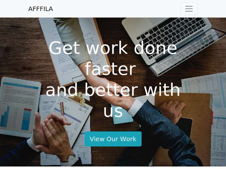 AFFFILA website preview