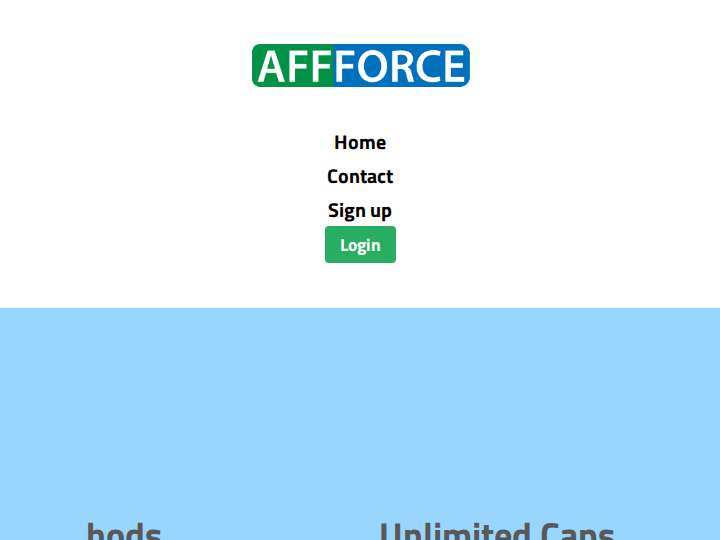 AffForce website preview