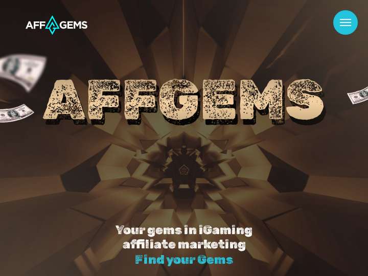 AffGems website preview