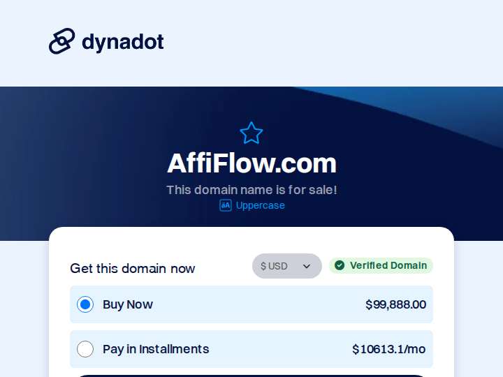 AffiFlow website preview