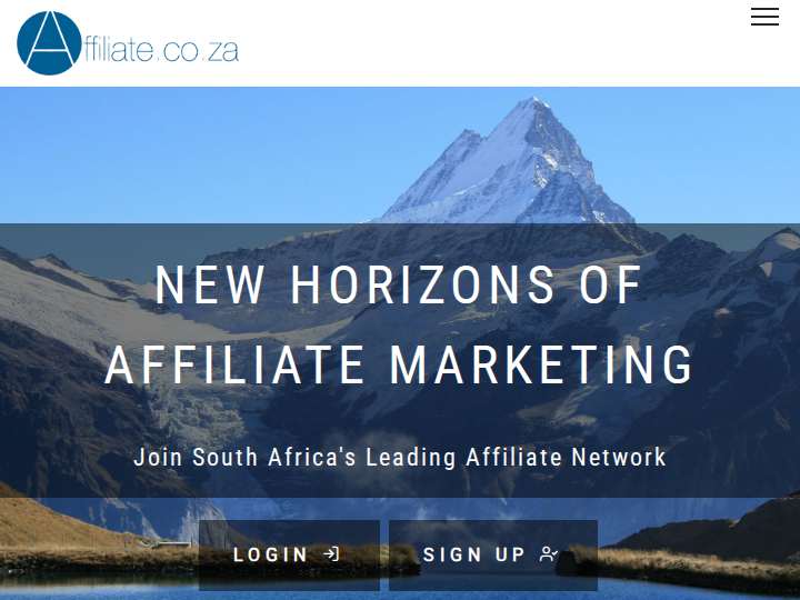 Affiliate.co.za website preview