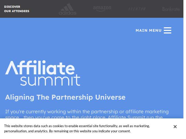 Affiliate Summit Affiliate Program website preview