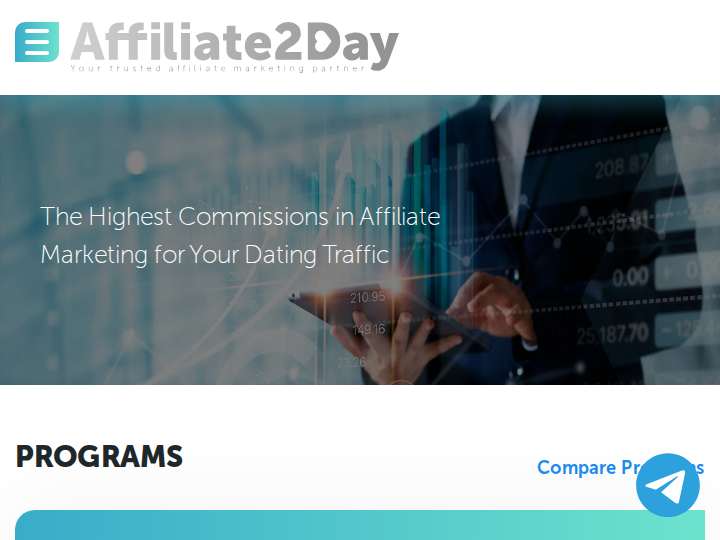 Affiliate2day website preview