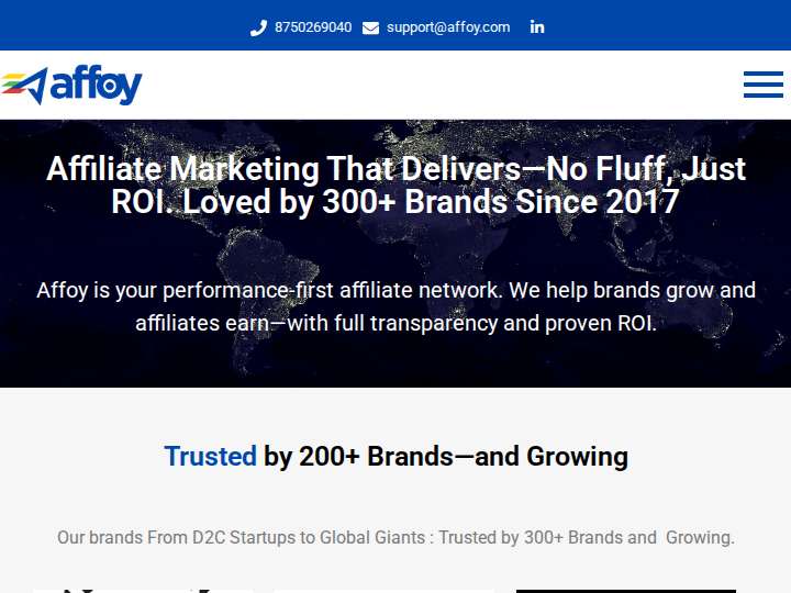 Affoy Media website preview