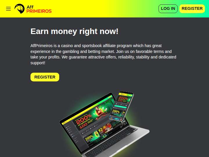 AffPrimeiros website preview