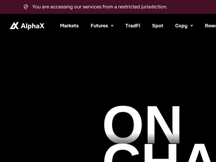 AlphaX Affiliate Program website preview