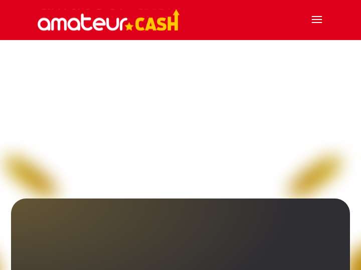 Amateur.cash website preview