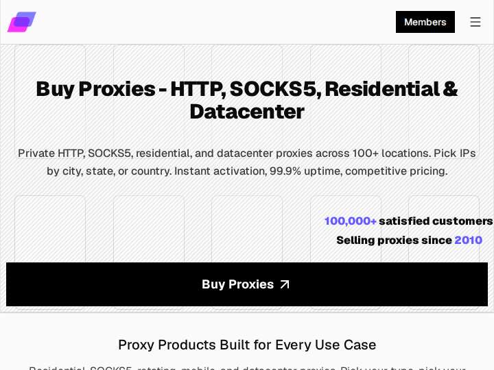 Anonymous Proxies Referrer website preview