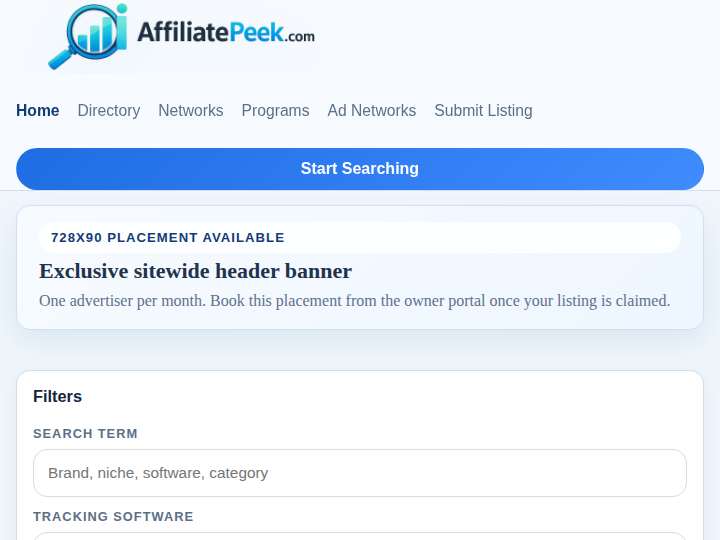 Apex Affiliates website preview