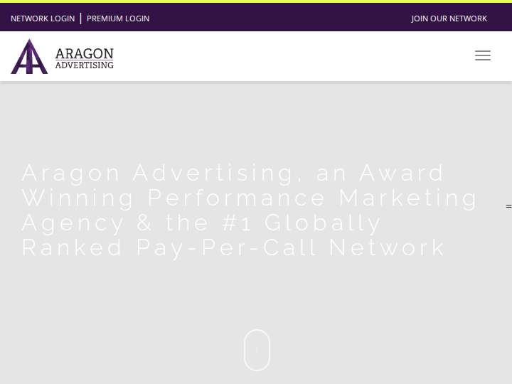 Aragon Advertising website preview