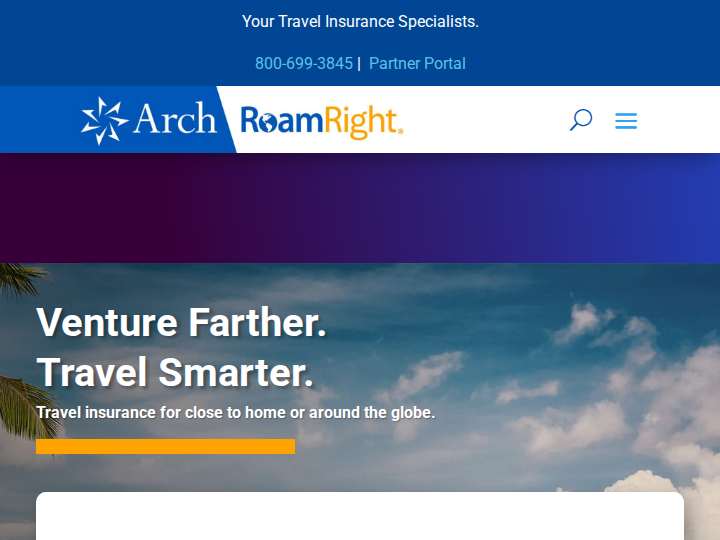 Arch RoamRight website preview