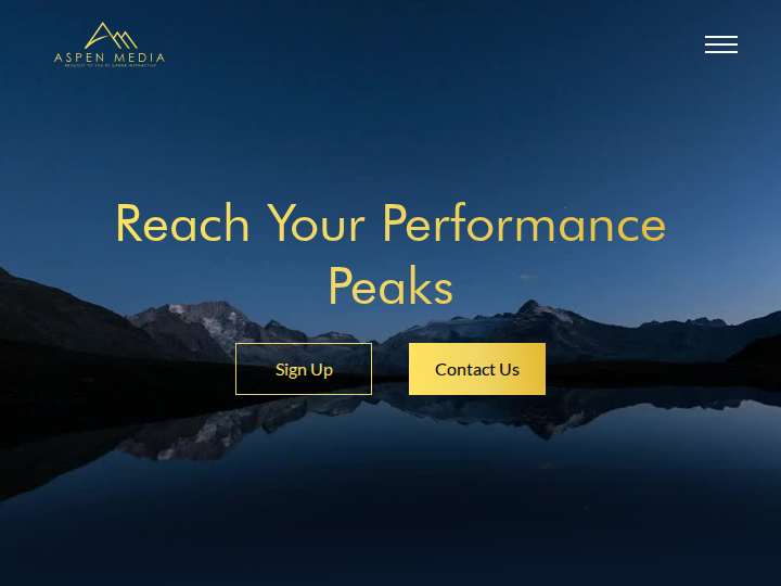 Aspen Media website preview