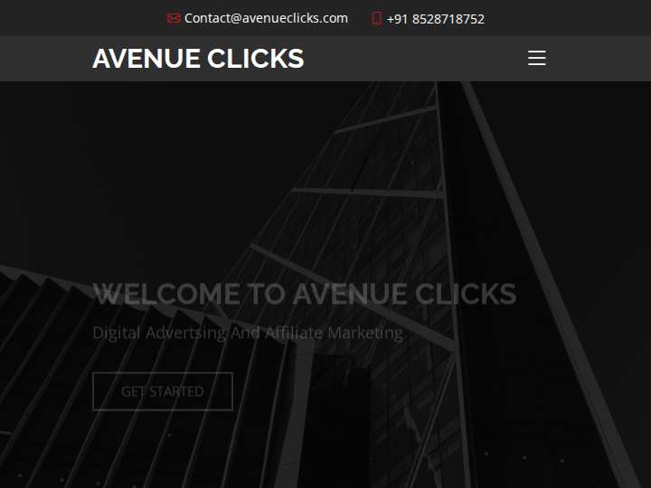 Avenueclicks website preview