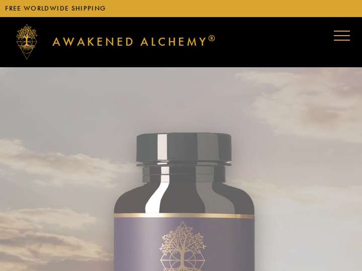 Awakened Alchemy website preview