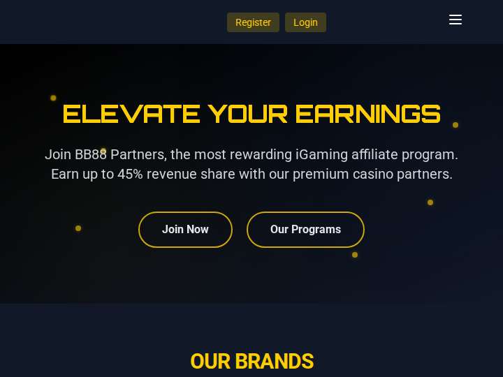 BABU88 Partners website preview