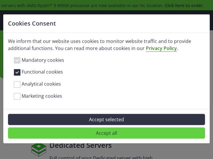 Bacloud Affiliate Program website preview