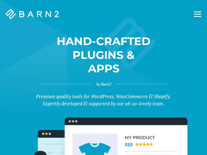 Barn2 Plugins website preview