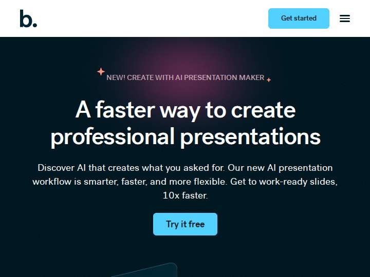 Beautiful.ai website preview