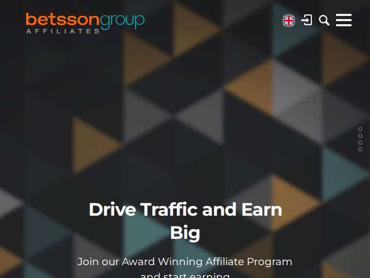 Betsson Group Affiliates website preview
