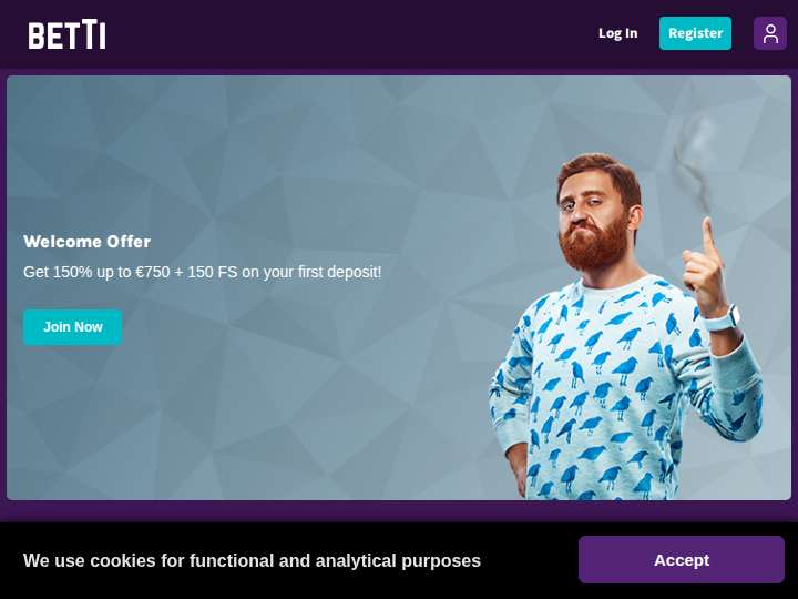 Betti Affiliates website preview