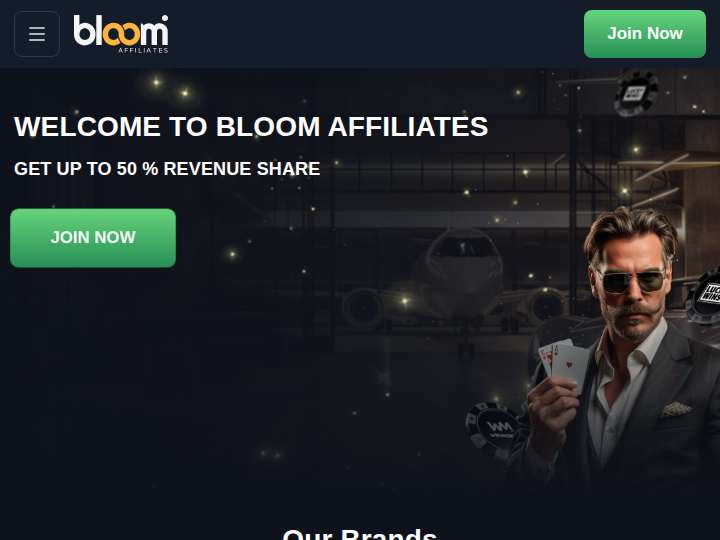 Bloom Affiliates website preview