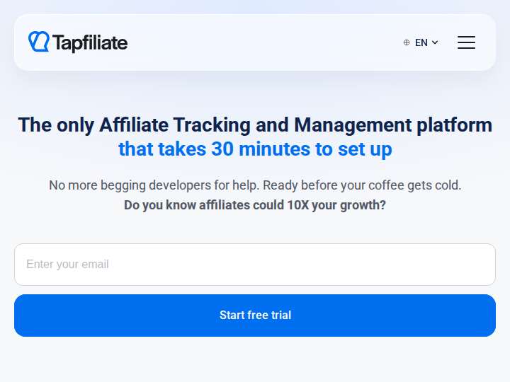 Bookafly Affiliate Program website preview