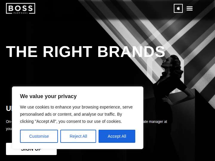 Boss Partners website preview