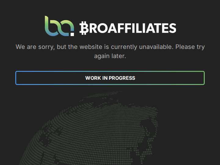 Bro Affiliates website preview