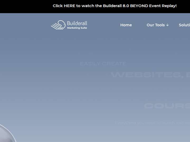 Builderall website preview
