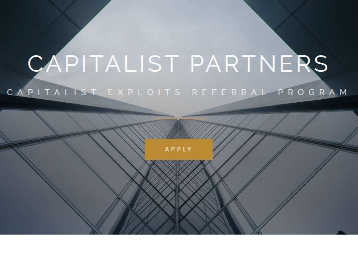 Capitalist Exploits Partners website preview