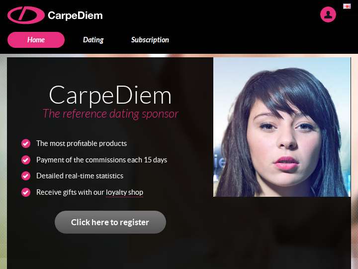 CarpeDiem website preview