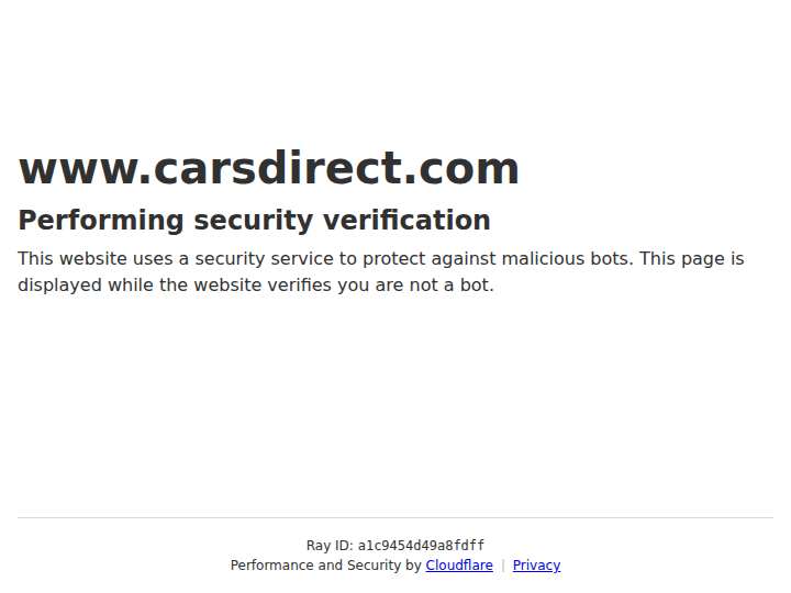 CarsDirect website preview