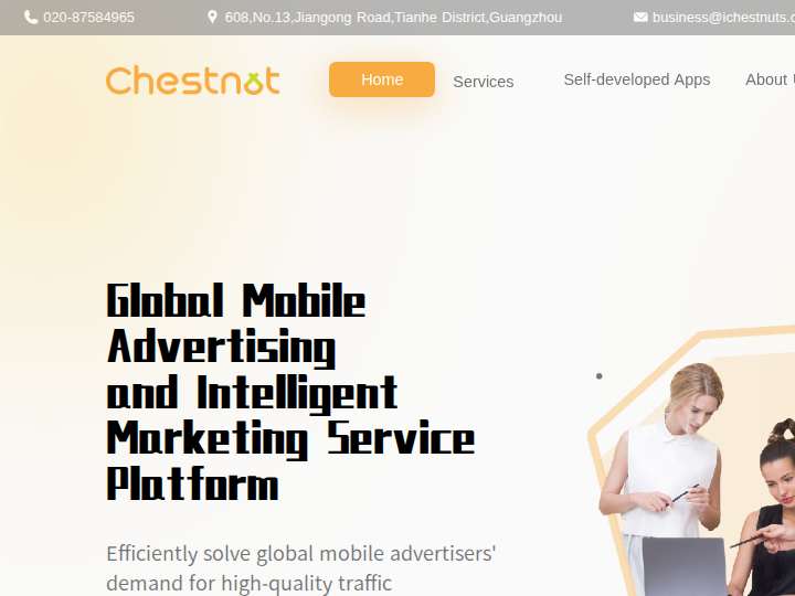 Chestnut website preview