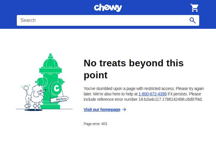 Chewy Affiliate Program website preview