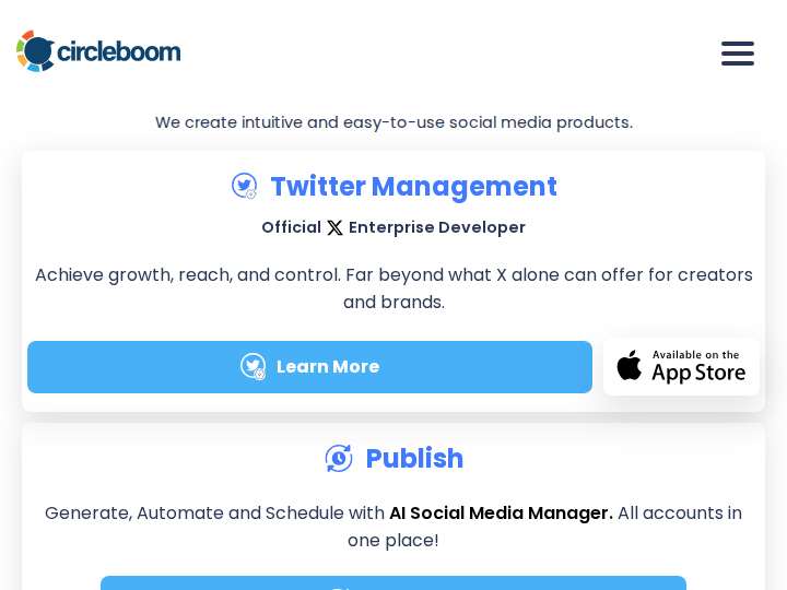 Circleboom website preview